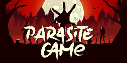 Parasite Game Font Poster 2