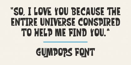 Gumpops Font Poster 2