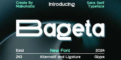 Bageta Font Poster 1