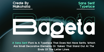 Bageta Font Poster 3