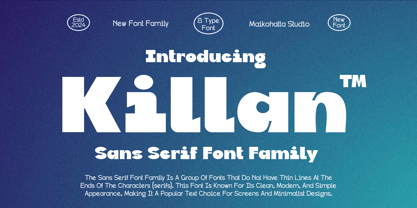 Killan Font Poster 1