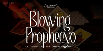 Blowing Prophecyo Font Poster 1