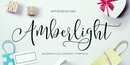 Amberlight Font Poster 1