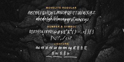 Movelite Font Poster 4