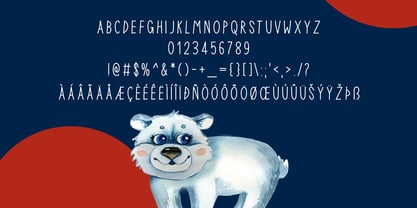 Nimble Bear Font Poster 5