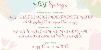 Best Spring Font Poster 6