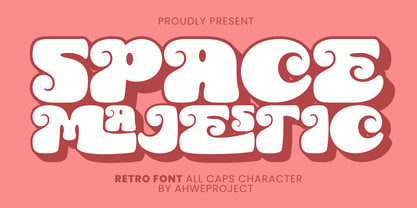 Space Majestic Font Poster 1