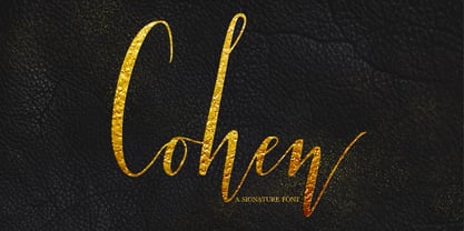 Cohen Font Poster 1