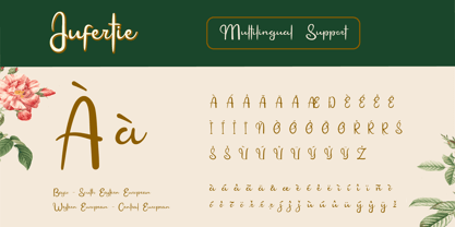 Jufertie Font Poster 10