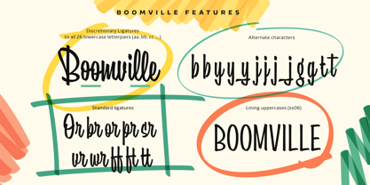 Boomville Font Poster 8