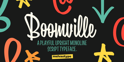 Boomville Font Poster 1