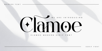 Clamoe Font Poster 1