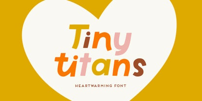 Tiny Titans Font Poster 1