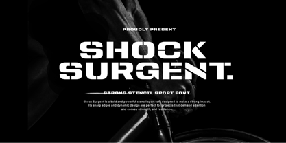 Shock Surgent Font Poster 1