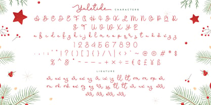 Yuletide Font Poster 8