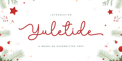 Yuletide Font Poster 1