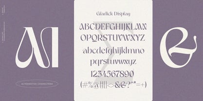 Gladick Display Font Poster 5