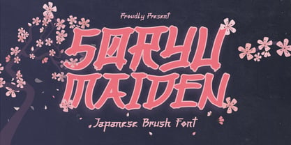 Soryu Maiden Font Poster 1