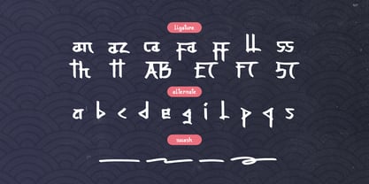 Soryu Maiden Font Poster 12