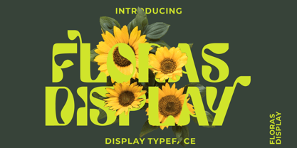 Floras Display Font Poster 1
