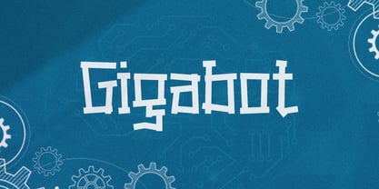 Gigabot Font Poster 1