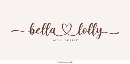 Bella Lolly Fuente Póster 1