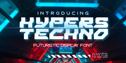 Hypers Techno Font Poster 1