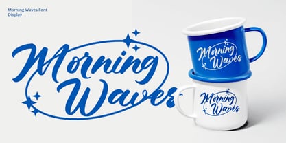 Morning Waves Font Poster 3
