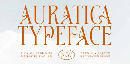 Auratica Font Poster 1