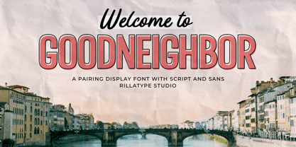 RT Goodneighbor Font Poster 1