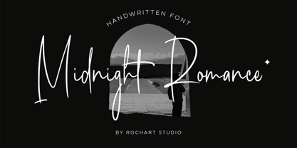 Midnight Romance Font Poster 1
