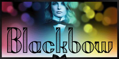 Blackbow Font Poster 1