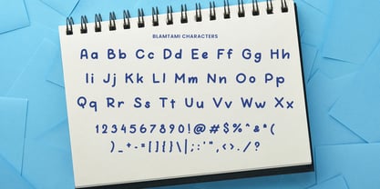 Blamtami Font Poster 3