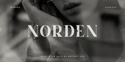 Norden Font Poster 1