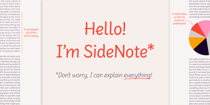SideNote Font Poster 1