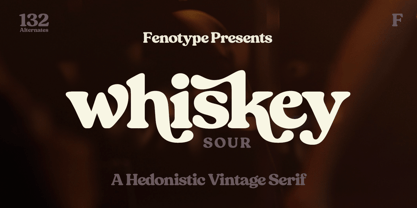 Whiskey Sour Font Poster 1