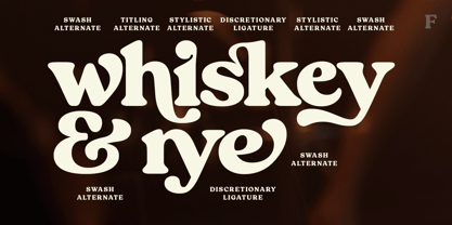 Whiskey Sour Font Poster 3