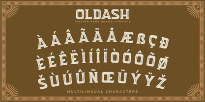 Oldash Font Poster 9