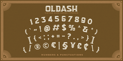 Oldash Font Poster 8