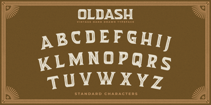 Oldash Font Poster 7
