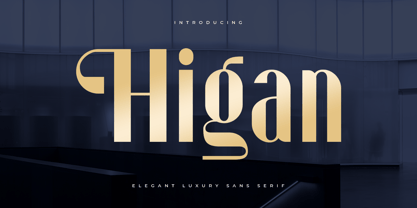 Higan Font Poster 1