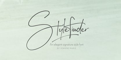 Stylefinder Font Poster 1