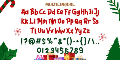 Modern Bauble Bliss Font Poster 11