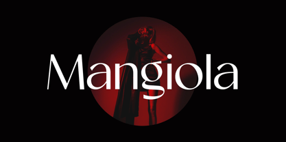 Mangiola Font Poster 1