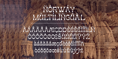Norway Font Poster 10