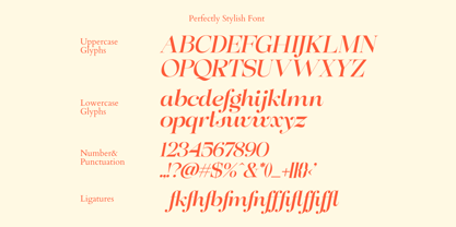 Perfectly Stylish Font Poster 15