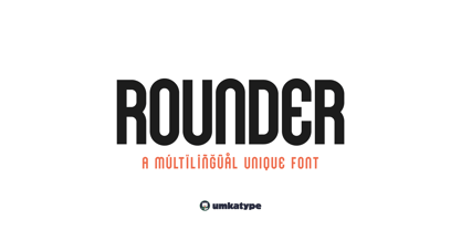 Rounder Font Poster 7