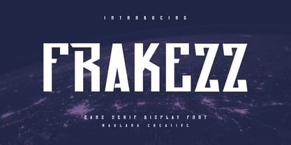 MC Frakezz Font Poster 1