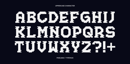 Pixelmax Font Poster 12