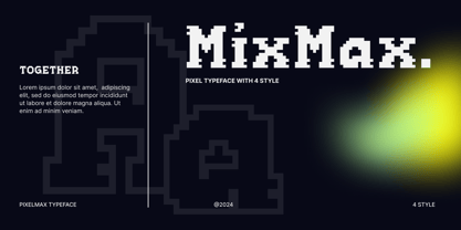 Pixelmax Font Poster 9